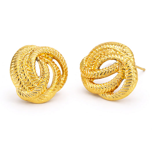 Gold Plated Minimal Earrings for Women