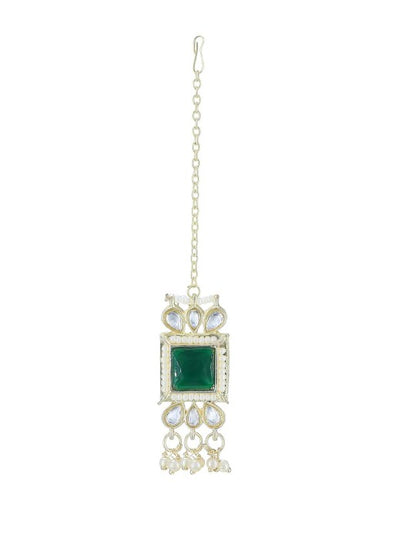 Green Kundan Choker Jewellery Set