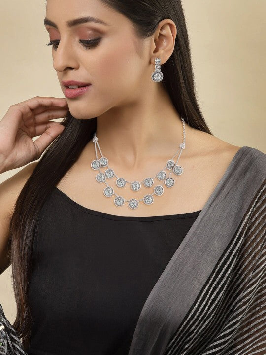 Coin Double Layered Jewellery Set