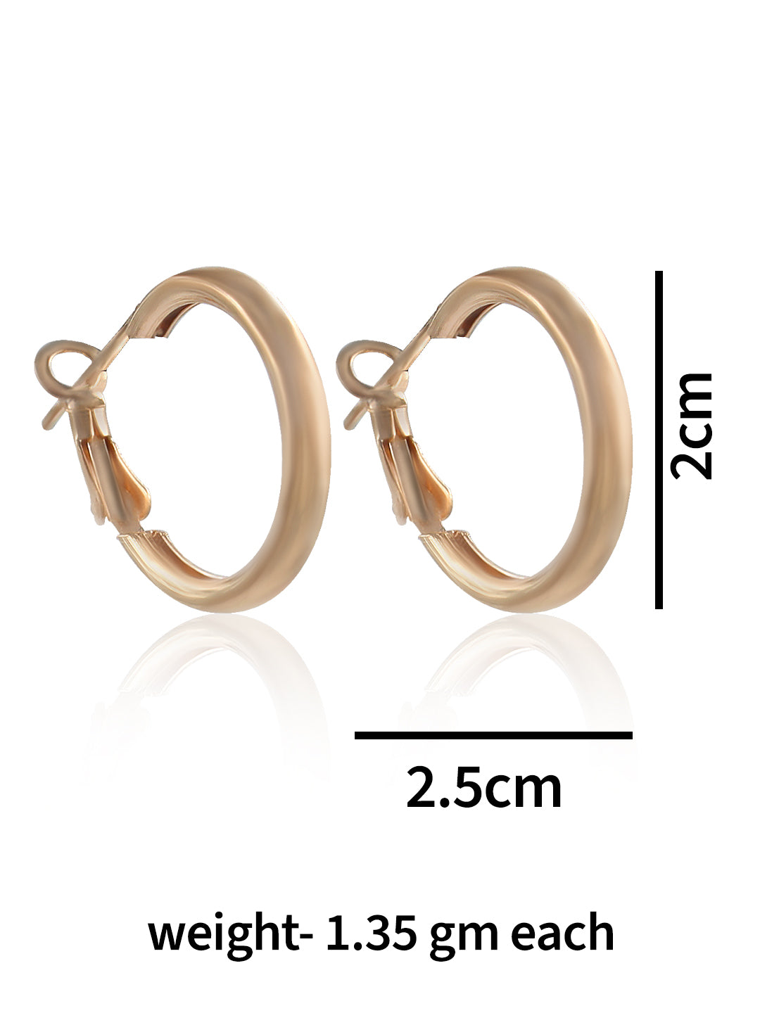Gold Plated Hoop Earrings