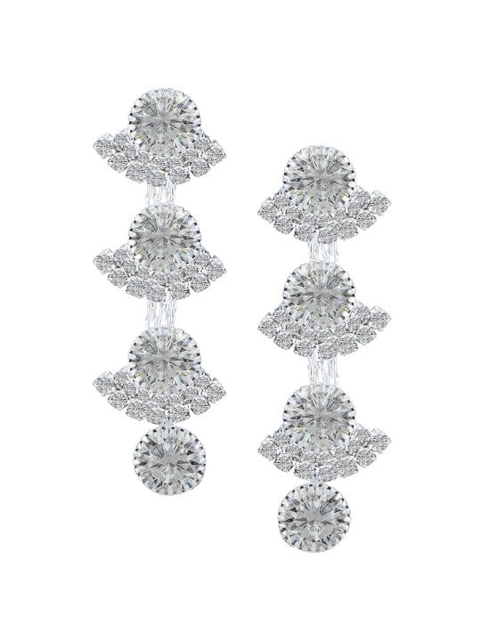 Silver Plated CZ-Studded Jewellery Set