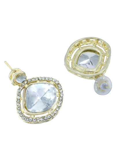 Kundan Square Jewellery Set