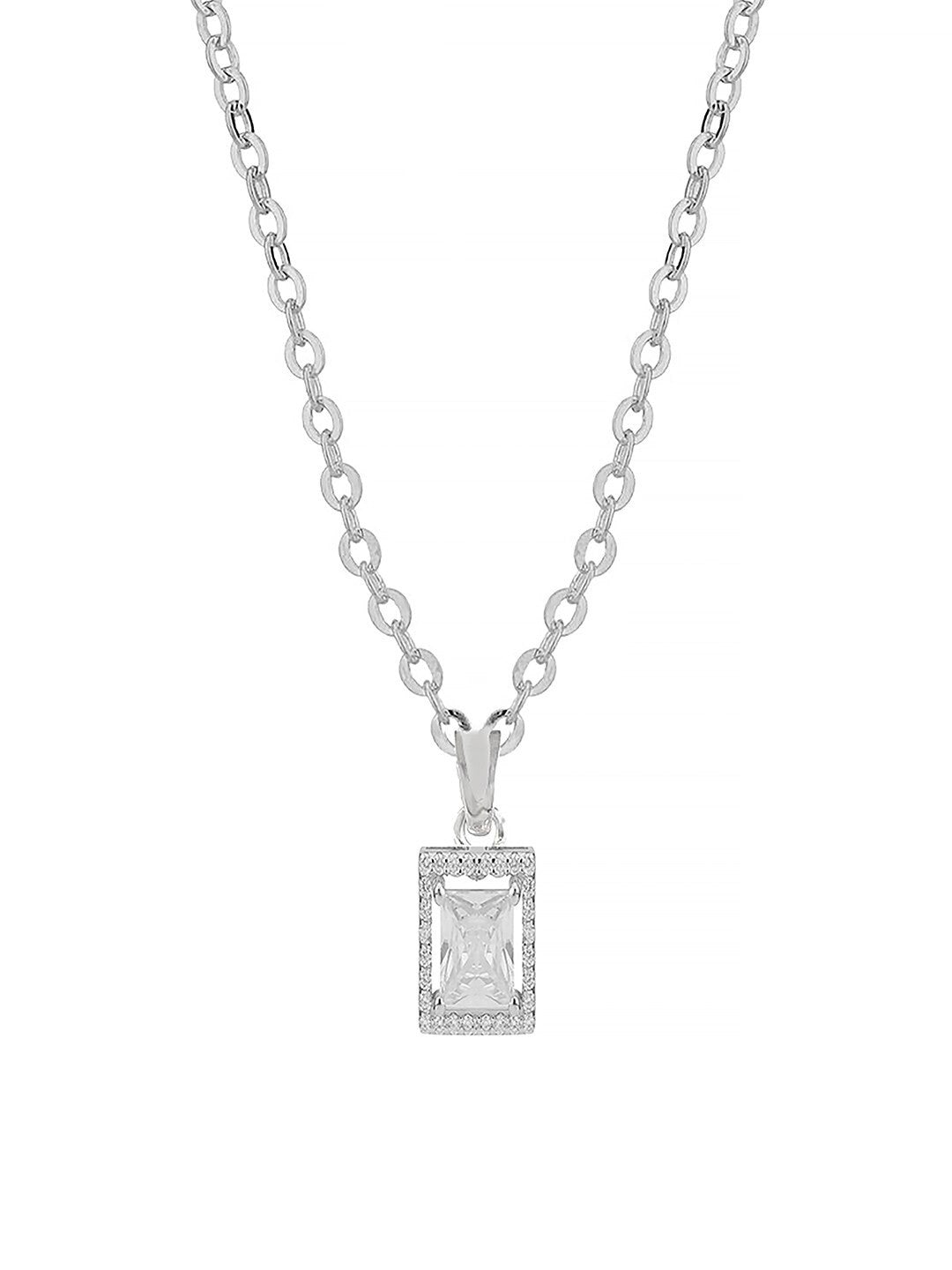 Stainless Steel Heart Anti-Tarnish Pendant & Chain