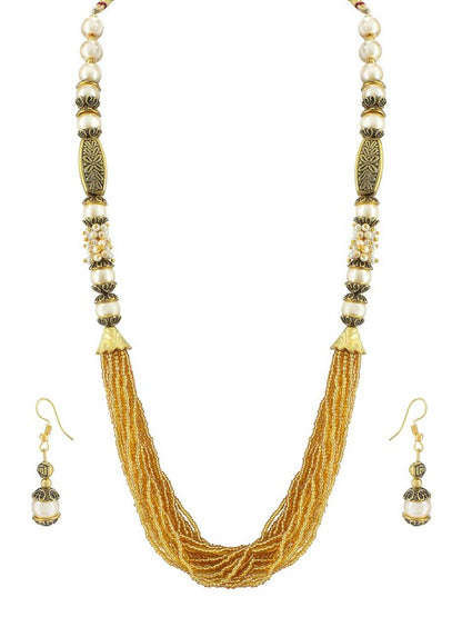 Beaded Long Jewellery Set