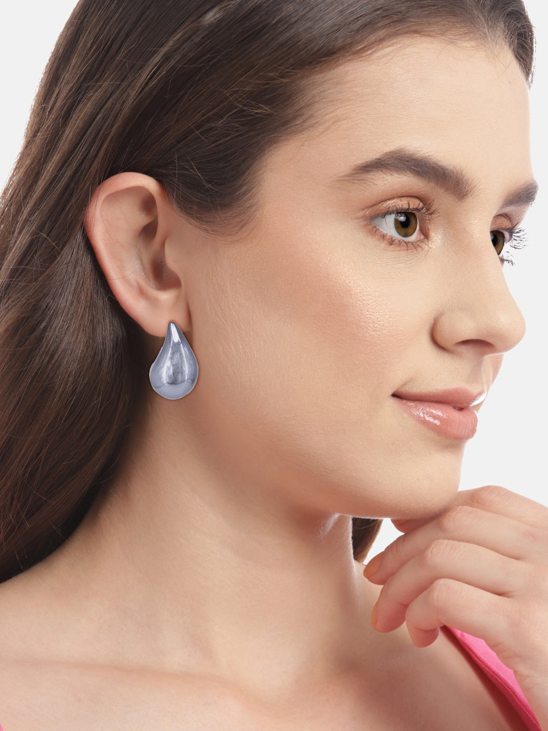 Pack of 3 Gun Metal Plated Studs & Drop Earrings