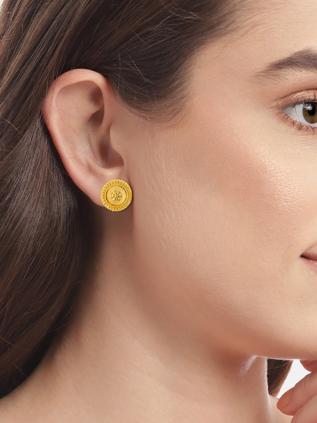 Pack of 6 Gold Plated Hoop, Jhumkas & Studs Earrings
