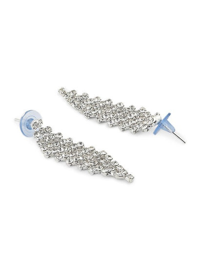 Silver Plated CZ-Studded Jewellery Set