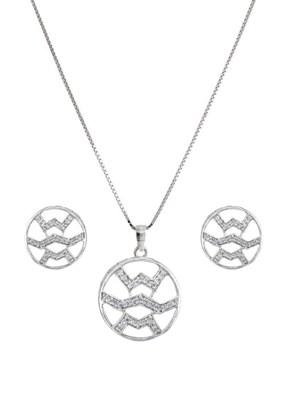Circular AD Pendant Set