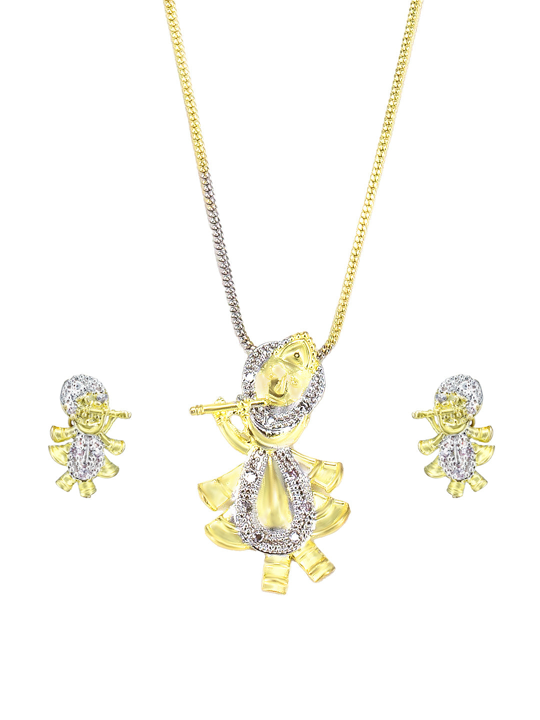 Shree Krishna AD Pendant Set