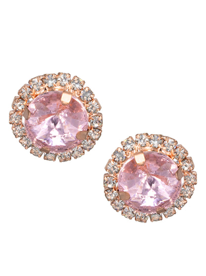 Pink Floral Jewellery Set