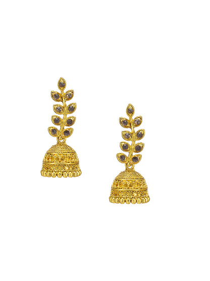 Pack of 6 Gold Plated Hoop, Jhumkas & Studs Earrings