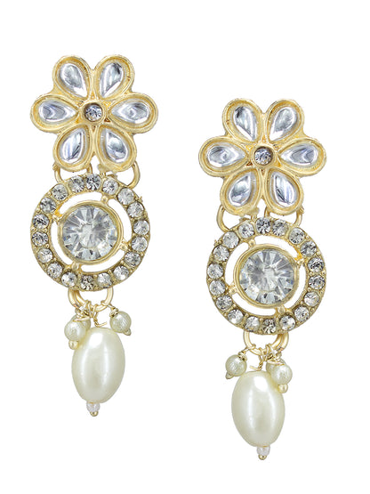 Kundan & Beads Floral Jewellery Set
