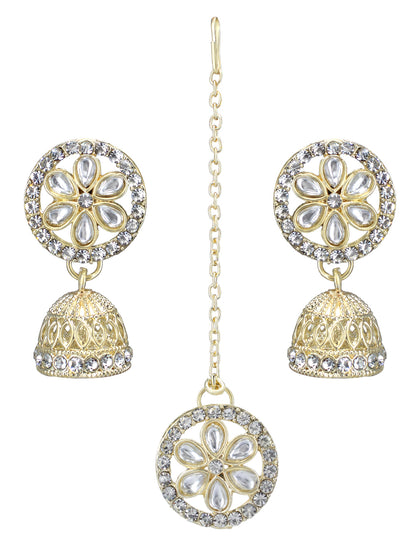 Floral CZ Jewellery Set