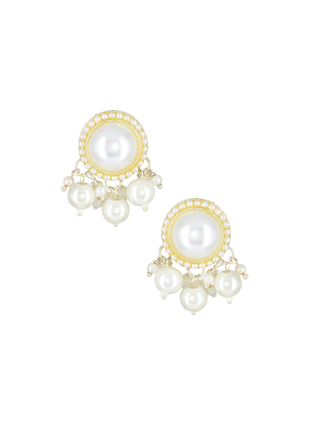 Multi Layered Pearl Beaded Choker Jewellery Set
