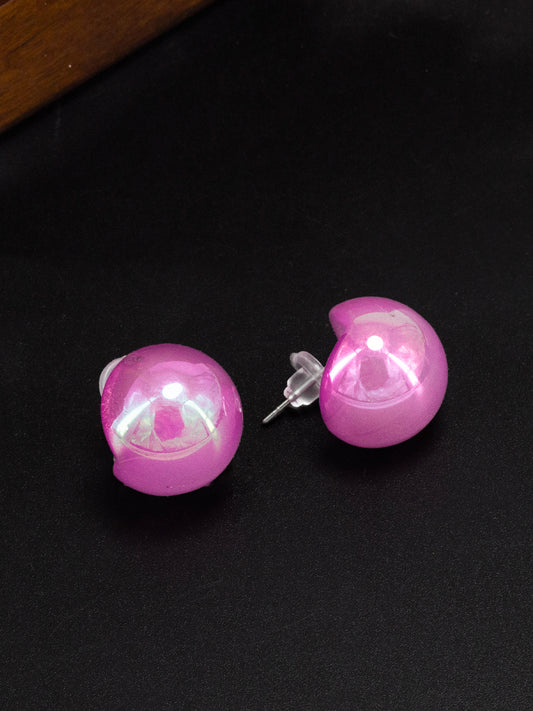 Pink Chunky Doom Earrings
