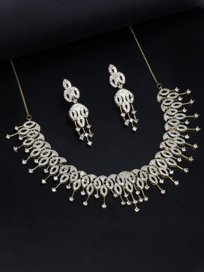 American Diamond Chandelier Jewellery Set