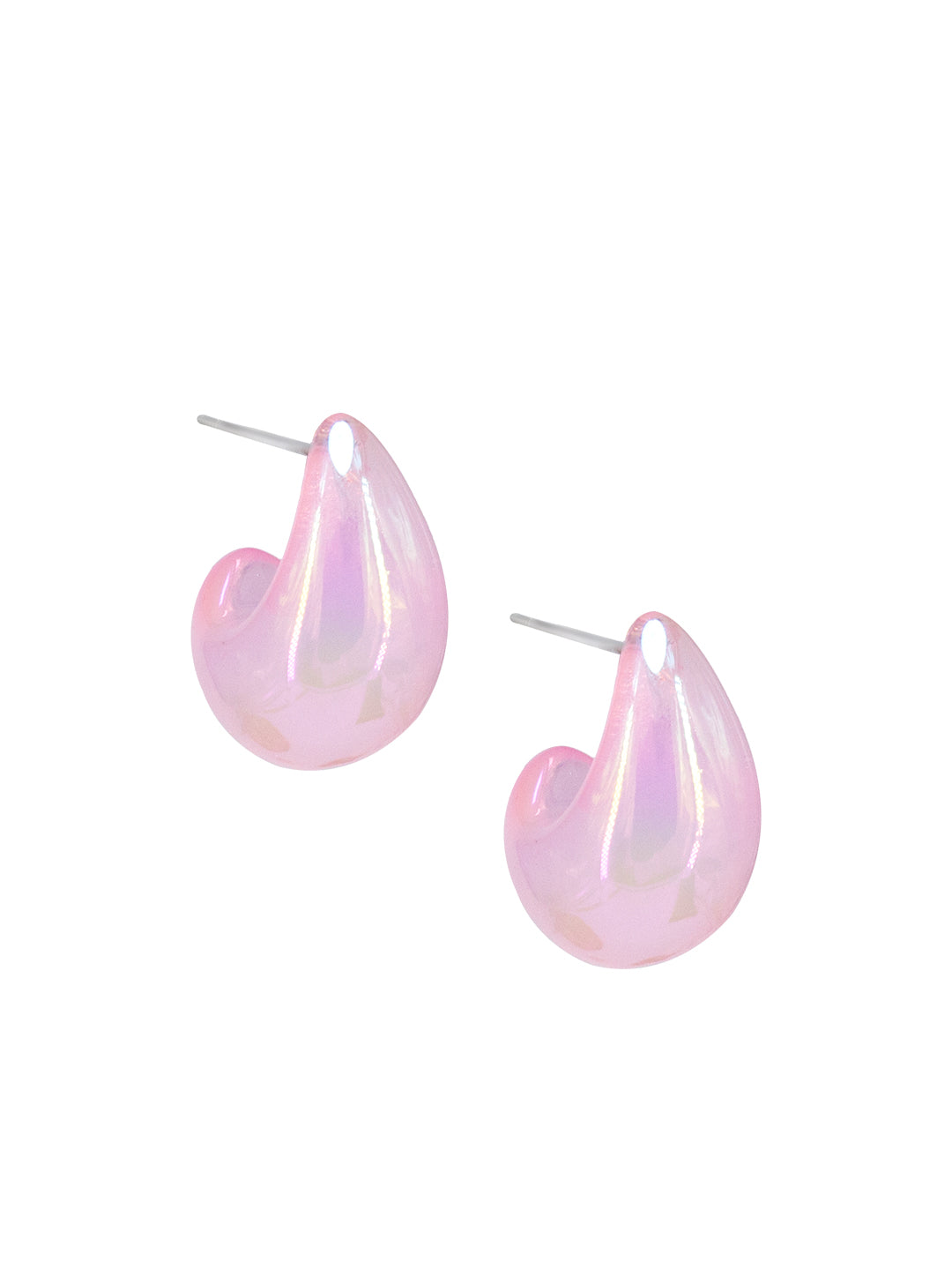 Pink Chunky Doom Earrings