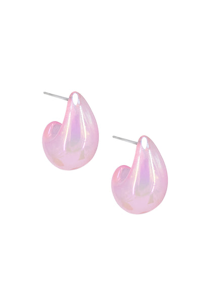 Pink Chunky Doom Earrings