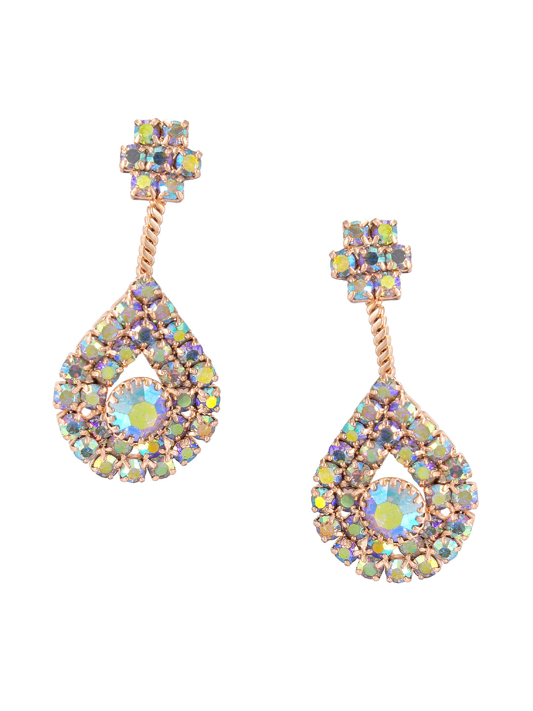 Floral Teardrop Jewellery Set