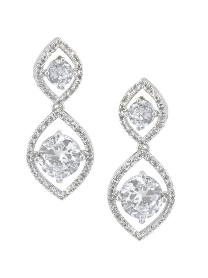 American Diamond Long Jewellery Set