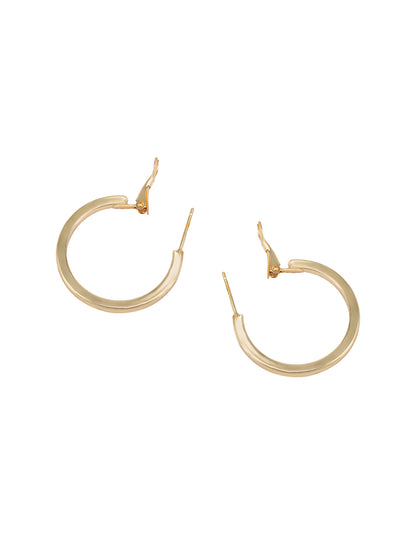 Gold Plated Hoop Earrings