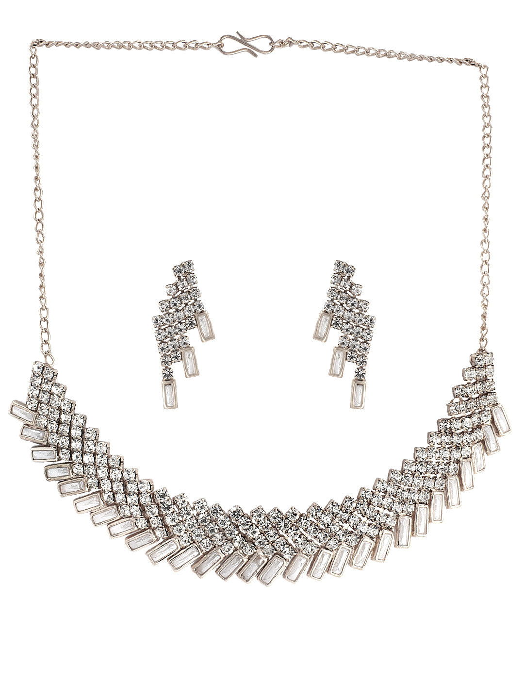 CZ Choker Jewellery Set