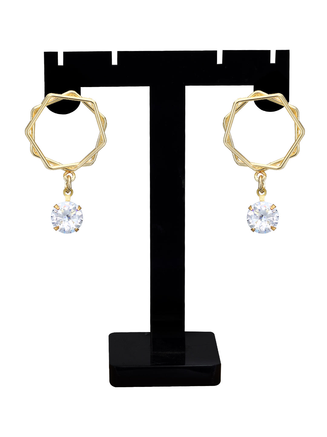 CZ Drop Earrings