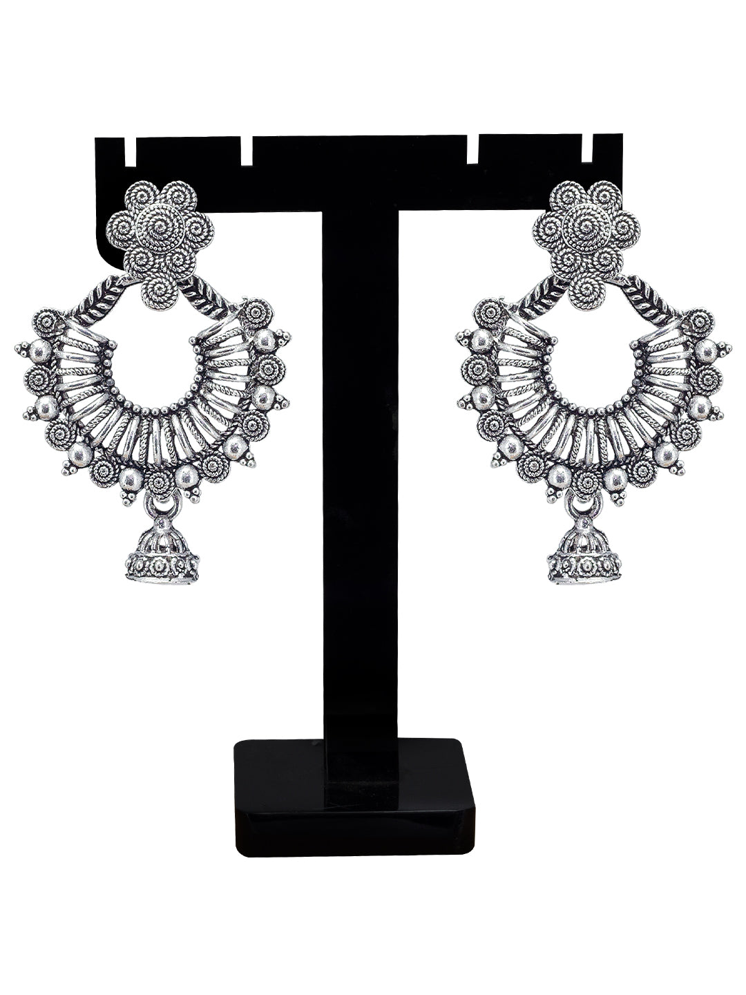 Floral Mini Chandbaali  Earrings