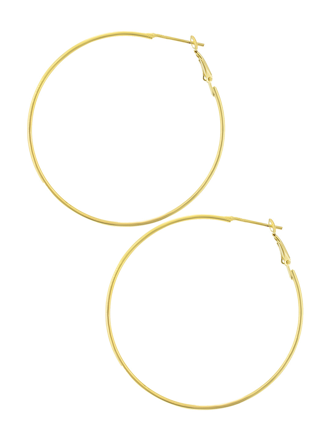 Gold Plated Big Hoop Earrings