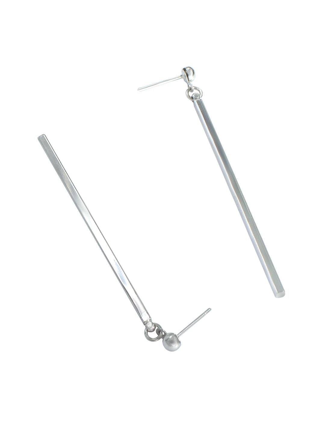 Stainless Steel Bar Drop Earrings