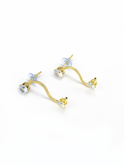 CZ Drop Earrings