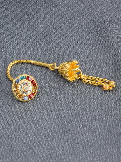 Multicolor Sui Dhaga Drop Earrings