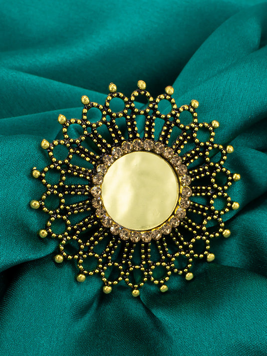 Mirror Sun Adjustable Ring