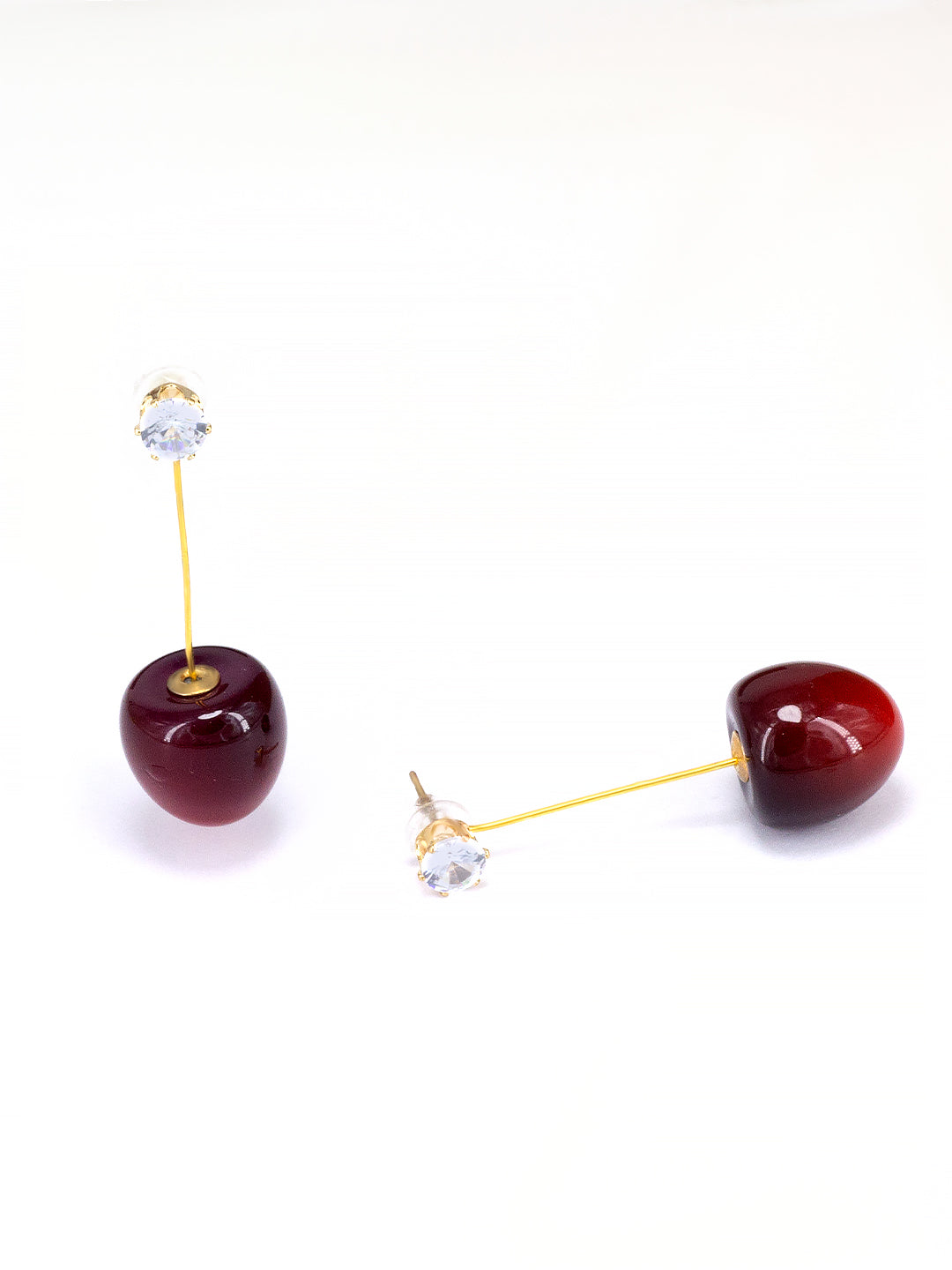 Red Cherry Drop Earrings