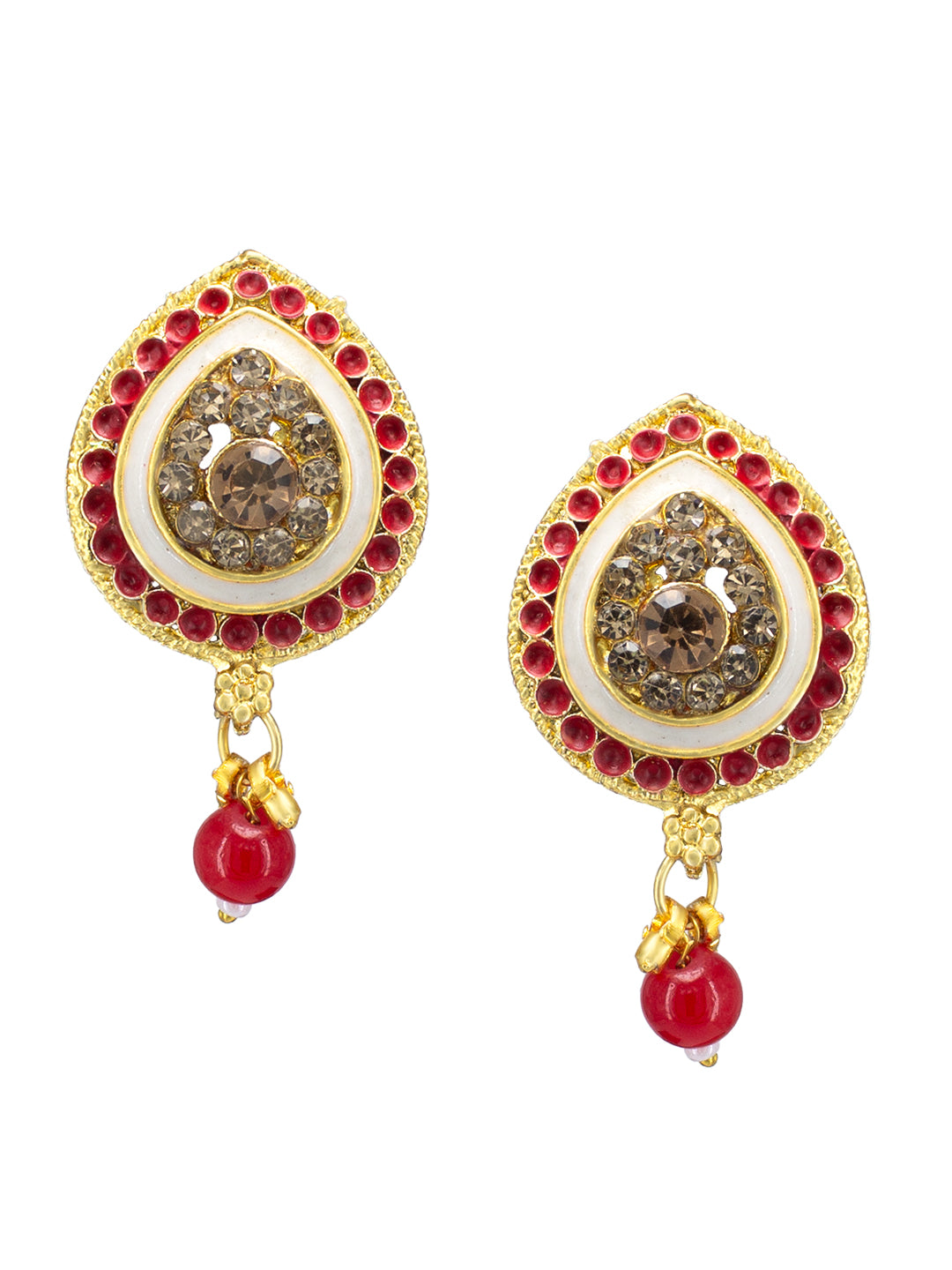 Red & Green Choker Jewellery Set