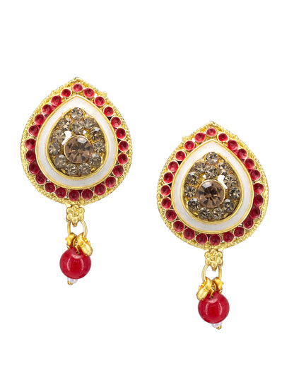 Red & Green Choker Jewellery Set