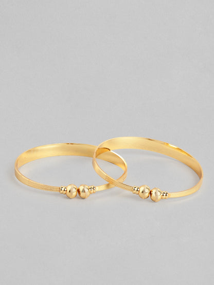 Set Of 2 Kada Style Adjustable Bangles