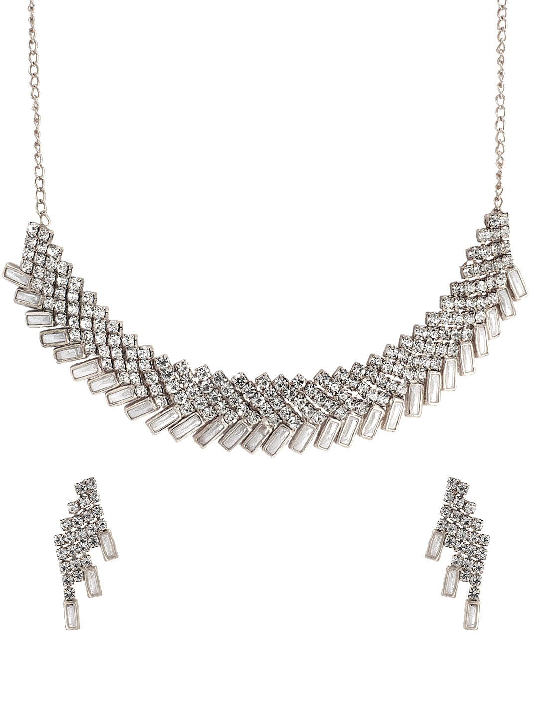 CZ Choker Jewellery Set