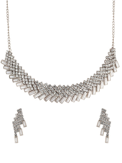 CZ Choker Jewellery Set