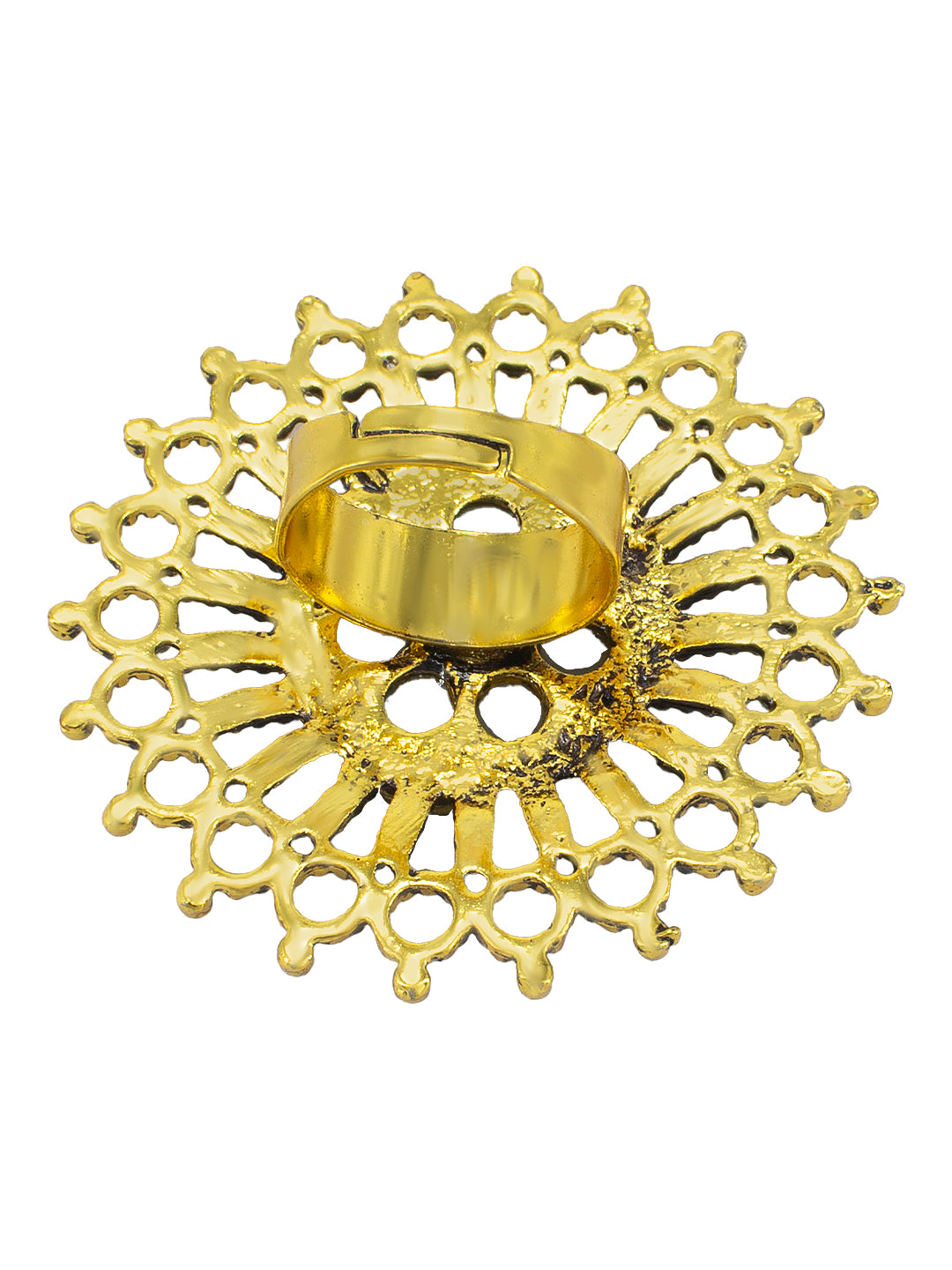 Mirror Sun Adjustable Ring