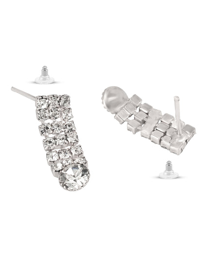 Silver Plated CZ Jewellery Set