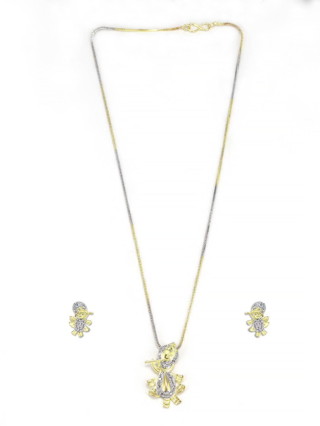 Shree Krishna AD Pendant Set