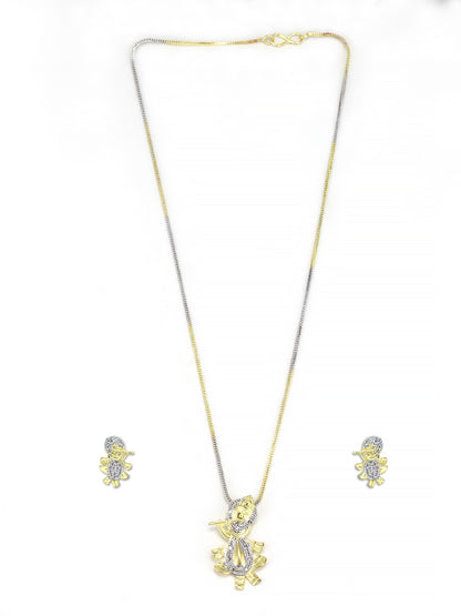 Shree Krishna AD Pendant Set