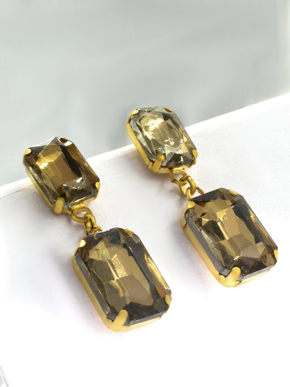 Pack of 4 Multicolor Rhinestone & Crystal Drop Earrings