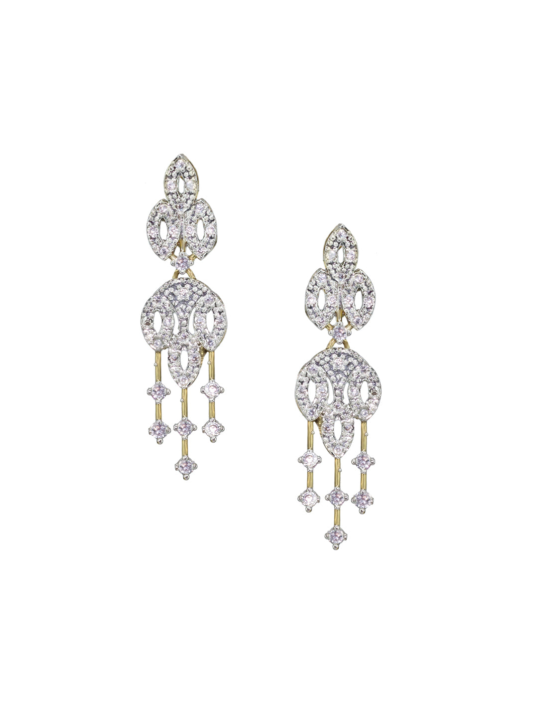 American Diamond Chandelier Jewellery Set