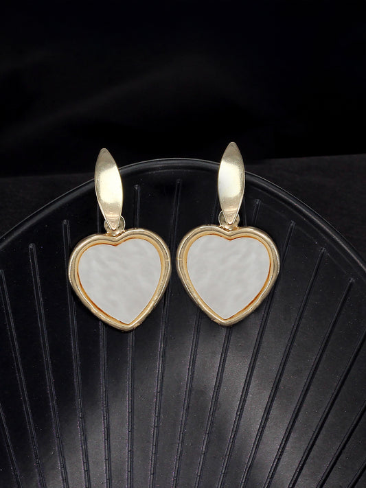 Heart Drop Earrings