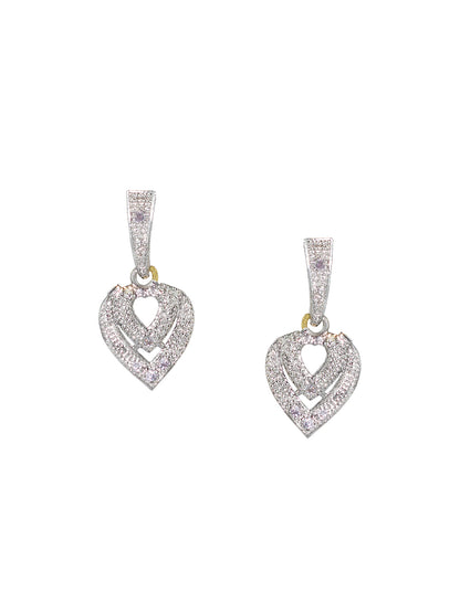 Gold Plated Heart AD Pendant Set