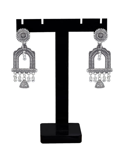 Floral Jhumki Earrings