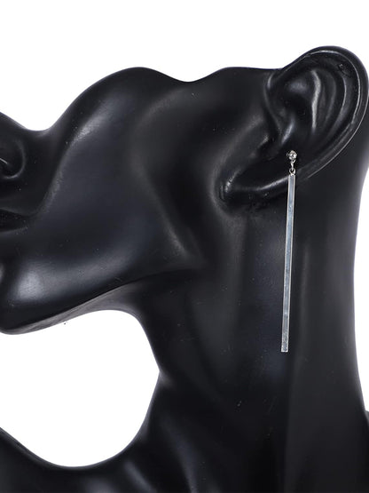 Stainless Steel Bar Drop Earrings