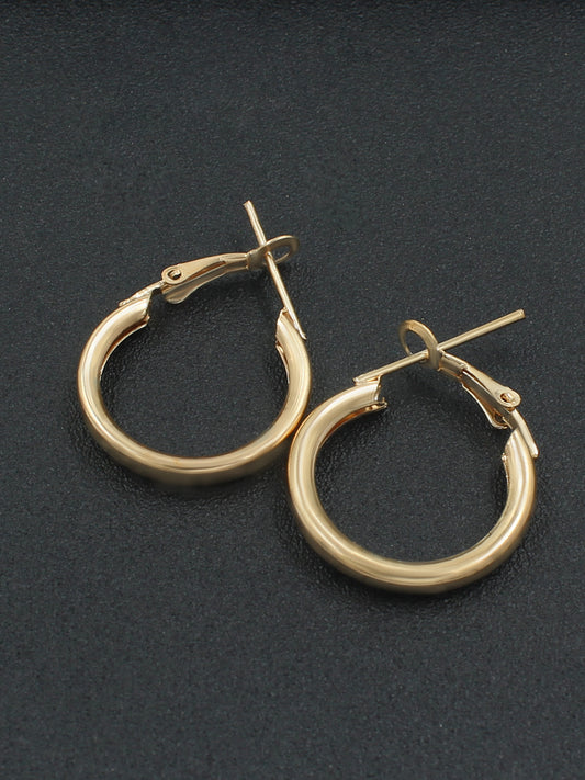 Gold Plated Hoop Earrings
